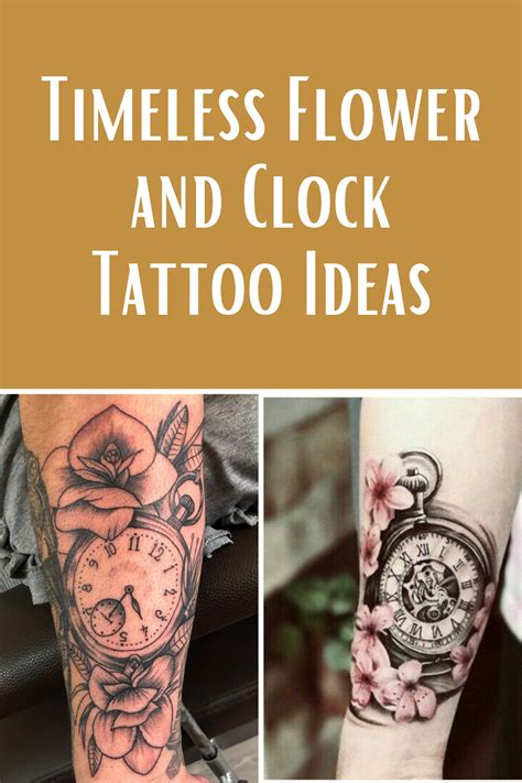tattoo clock ideas