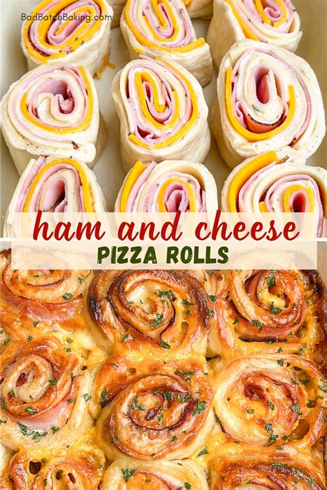 Ham and Cheese Pizza Rolls - Bad Batch Baking - Restaurant Copycat Recipes & Family Favorites