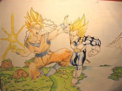 Goku vs Vegeta by Lugburtz on Newgrounds
