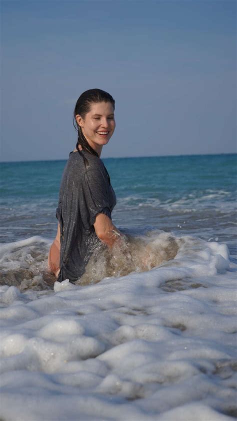 Wet on beach : r/AmandaCerny3