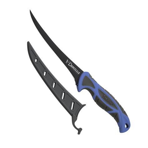 SMITH'S DARCIZZLE 51319 6IN CURVED FLEX FILLET KNIFE BLUE - Walmart.com