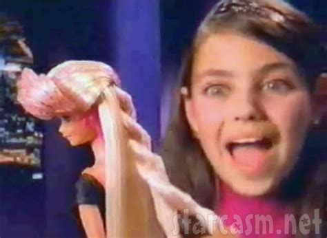 VIDEO 10-year-old Mila Kunis in Glitter Hair Barbie commercial from ...