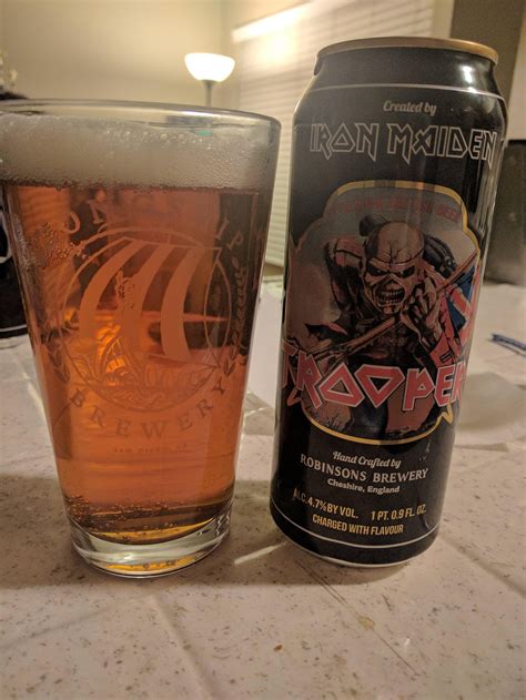 I found Trooper beer at Bevmo. It's a drink store in California