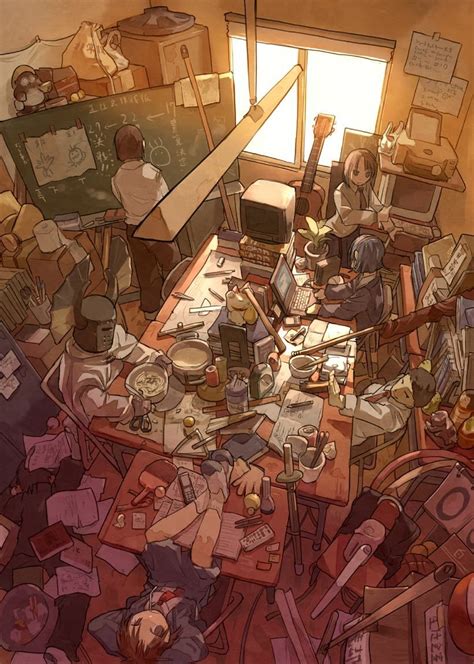 Anime Messy Room