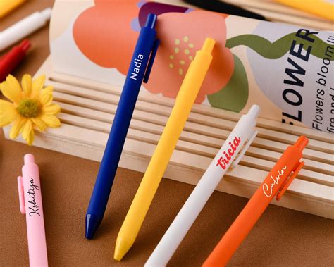 Personalized Custom Pen Set Engravable Name Pens With Cute Designs ...