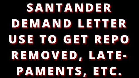 delete negative santander items  credit reports santander