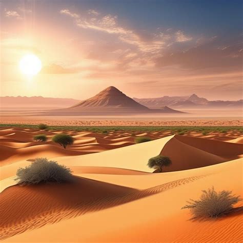 Premium Photo | Sahara Desert Oasis