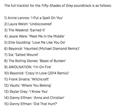 Image - Fifty Shades of Grey Soundtrack.jpg | Fifty Shades Of Grey Wiki | FANDOM powered by Wikia