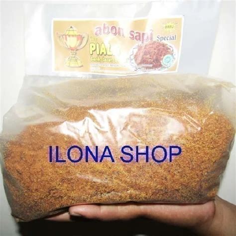 abon sapi special cap piala  kg enak  halal abon sapi merk piala