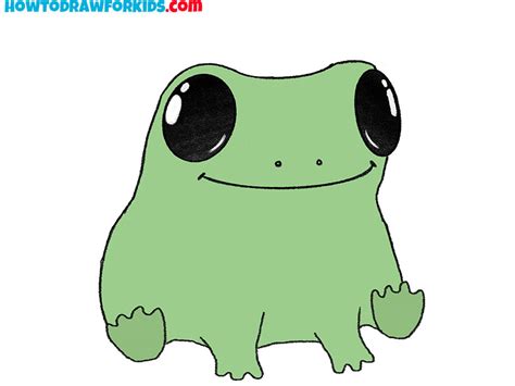 Frog Drawing Easy