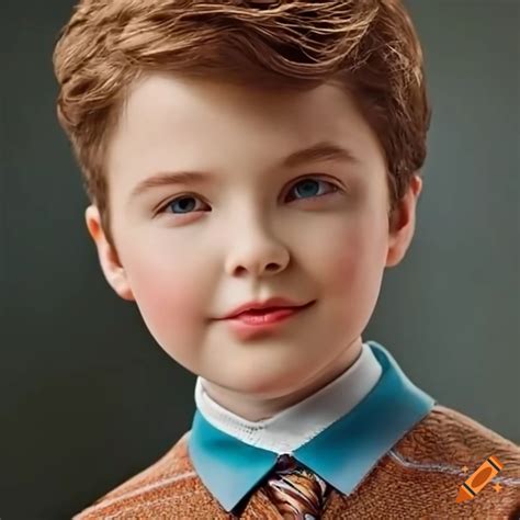 Portrait of George Cooper from Young Sheldon on Craiyon
