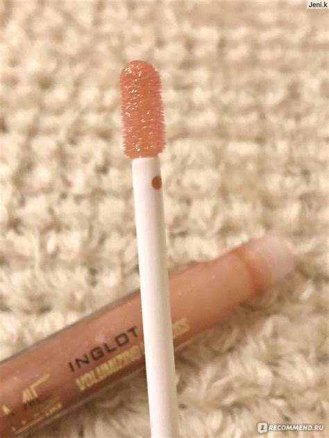 Блеск для губ Inglot Volumizing Lip Gloss - «Классный блеск, с эффектом ...
