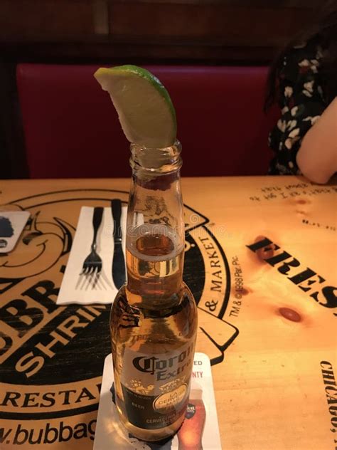 Corona Beer with Lime editorial image. Image of seoul - 153611320