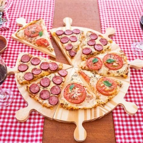 Festa Da Pizza Em Casa - Decoração Noite Da Pizza em casa: veja 43 ideias