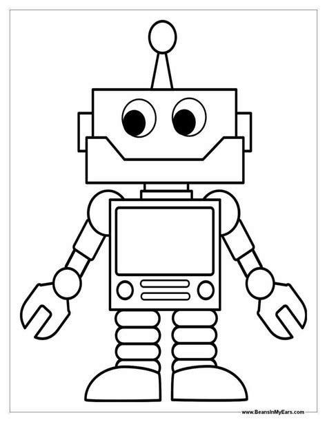 Simple Robot Drawing at GetDrawings | Free download