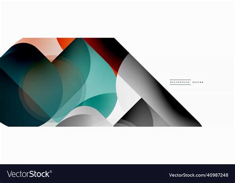 Geometrical minimal wallpaper geometric shapes Vector Image