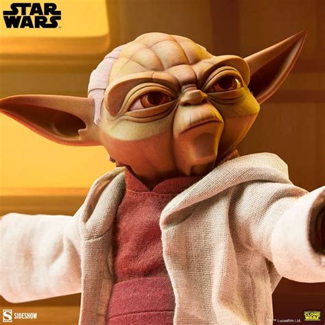 The Clone Wars Yoda Sixth Scale Figure Revealed by Sideshow | Outer Rim News