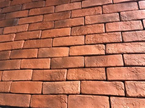 clay brick wall cladding thickness max  mm  square feet
