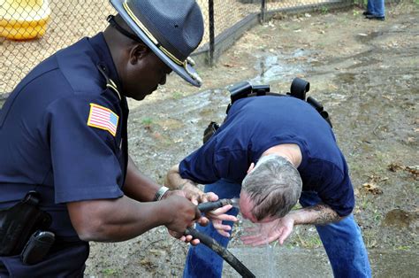 Pepper-spray training prepares USAG-Natick security guards | Article
