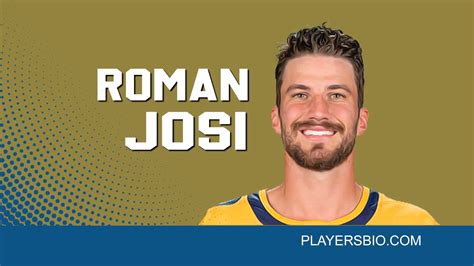 Roman Josi Bio: Wife, Girlfriend, Draft, Contract & Net Worth - Players Bio