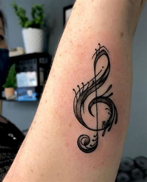 30 Perfect Treble Clef Tattoos Make You Attractive | Style VP | Page 2