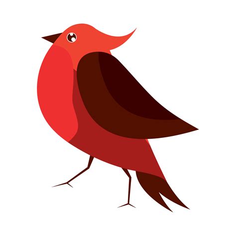 bird cardinal red 17064003 Vector Art at Vecteezy