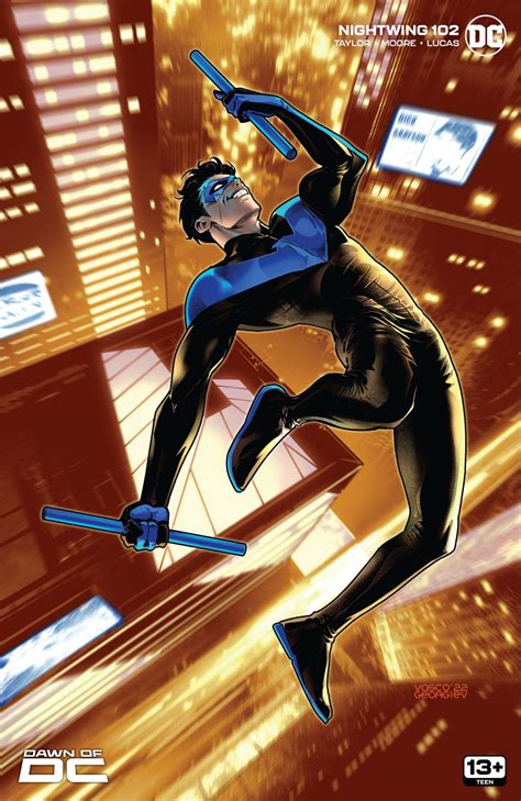 Nightwing #102 - 6-Page Preview and Covers released by DC Comics