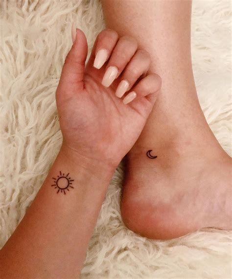 Sun Moon Matching Tattoos - Printable Calendars AT A GLANCE