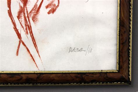 Vintage Pencil Sketching of Young Nude Girl's, England 1968 For Sale at