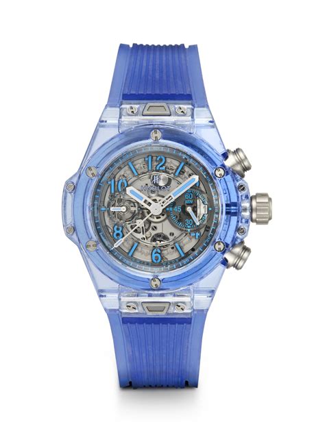 HUBLOT BIG BANG UNICO SAPPHIRE, A LIMITED EDITION AUTOMATIC CHRONOGRAPH