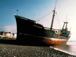 Run aground in 1980 | Athina B | My Brighton and Hove
