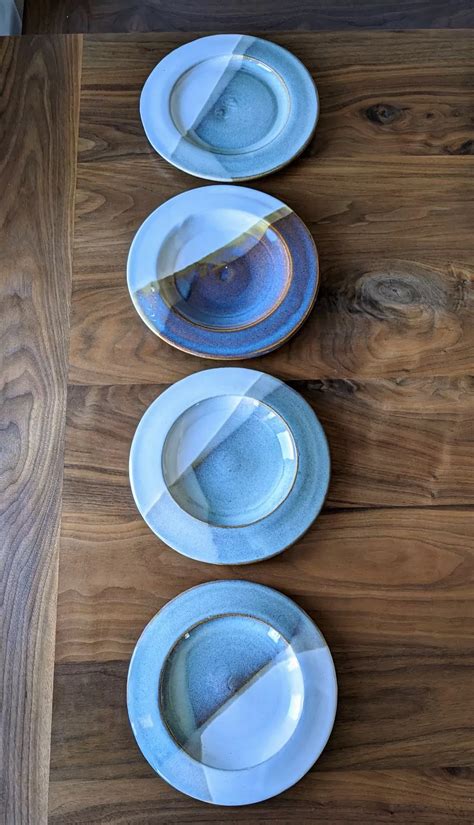 creating  pottery plate set  love