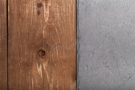 The Texture of Slate and Wood for the Background Stock Photo - Image of ...