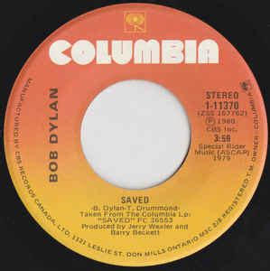 Bob Dylan - Saved (1980, Vinyl) | Discogs