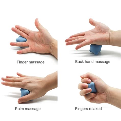 Hexagon Silica Gel Massage Ball,Palm Relaxing Fascial Ball,Whole Body ...