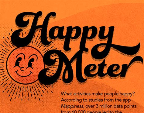 happy meter data visualization  behance