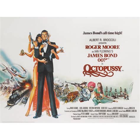 "Octopussy" Original British Movie Poster at 1stDibs