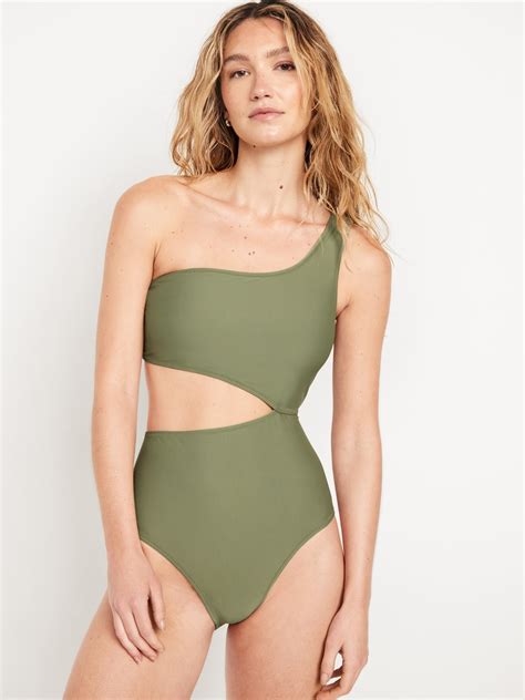Side Cutout One-Piece Swimsuit | Old Navy