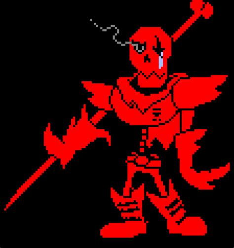Pixilart - MisBelief Papyrus by Error-On-Skelet