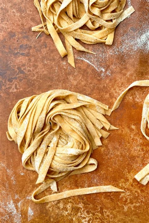 Homemade Tagliatelle Pasta (Easy Step-by-Step Guide) - Not Just Food