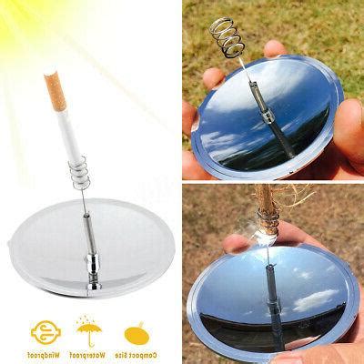 Outdoor Camping Hiking Solar Spark Lighter Fire Starter