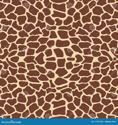 Giraffe pattern stock vector. Illustration of nature - 11797746