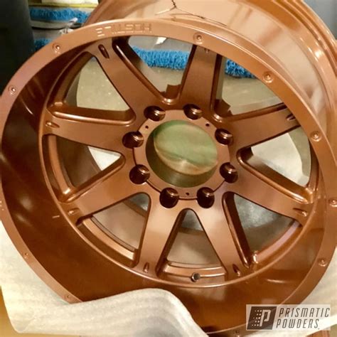 Custom Wheels finished in Copper Frost | Prismatic Powders