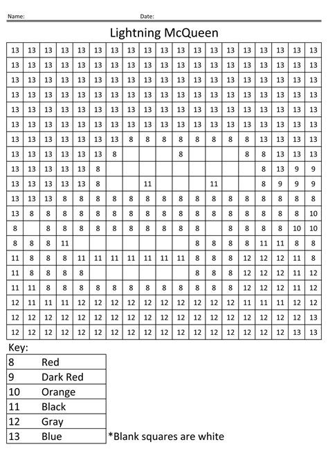 Car Color By Number - 11 Free PDF Printables | Printablee