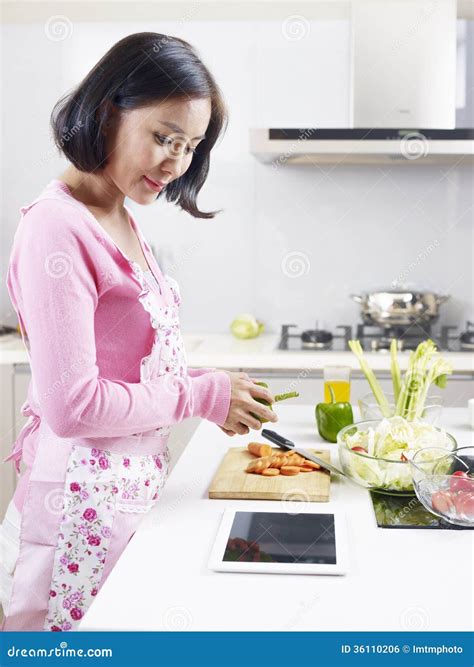 Asian housewife stock photo. Image of lifestyle, living - 36110206