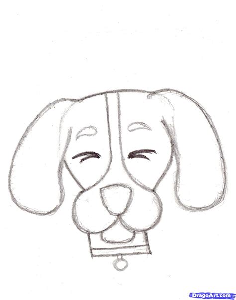 Dog Face Cartoon Drawing at PaintingValley.com | Explore collection of ...