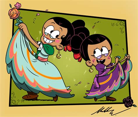 ronnie anne santiago and carlota casagrande (the loud house and 1 more