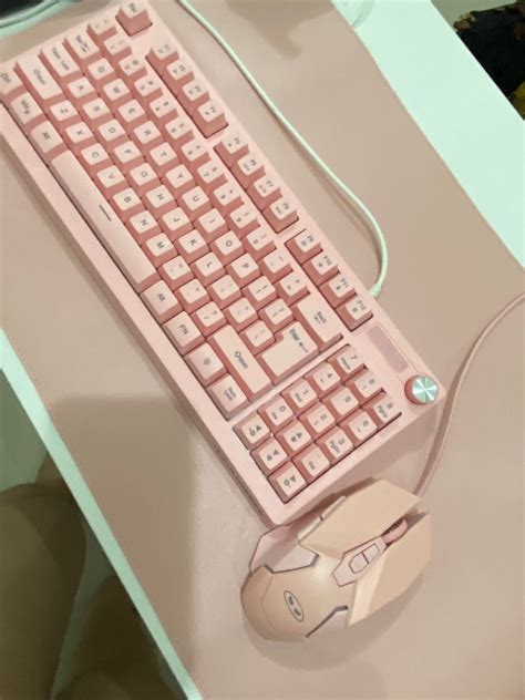 Pink Gaming Keyboard & Mouse, Computers & Tech, Parts & Accessories ...