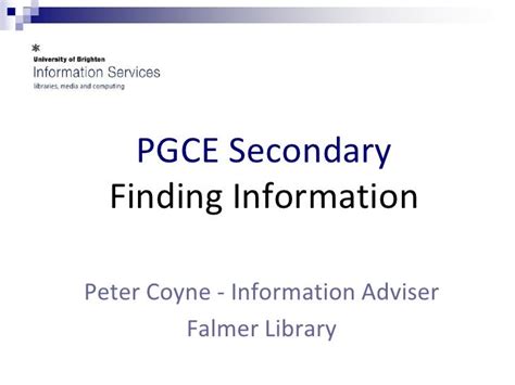 pgce secondary