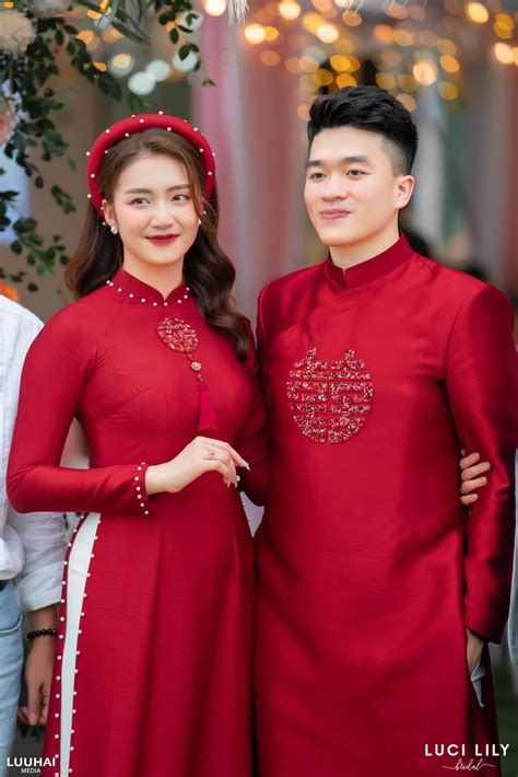 Red Wedding Ao Dai Vietnamese Ao Dai for Bride and Groom - Etsy Australia